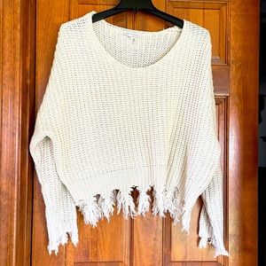 Young Fabulous & Broke fringe Sweater M/L